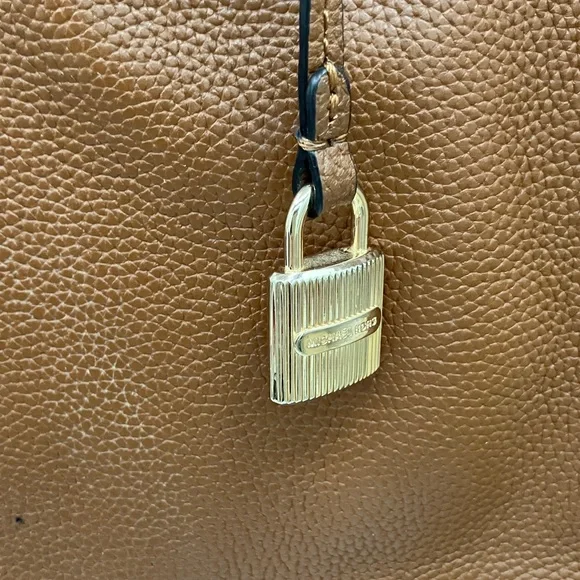 Michael Kors Mercer Tan Leather Tote - Picture 2 of 10